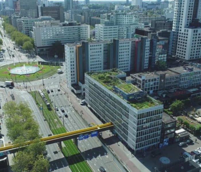 Das Dak Akker in Rotterdam - ein vorbildliches Objekt in Sachen (Foto: Optigrün international AG)