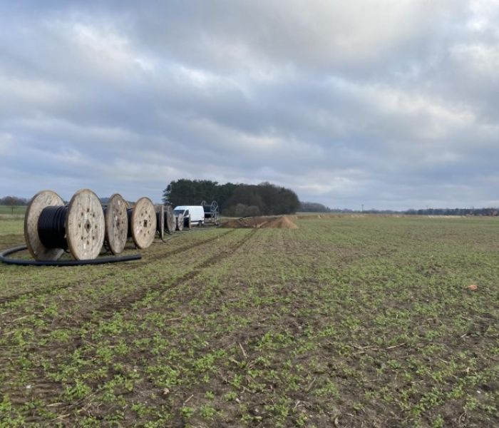 Insgesamt brachte die vitronet-Tochtergesellschaft Sandmann 145 (Foto: Sandmann Infrastruktur GmbH .  vitronet Gruppe)